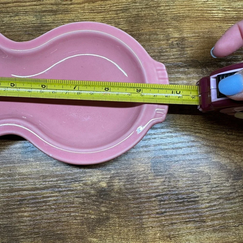 Fiesta HLC USA Pink Ceramic Figure 8 Divided Relish Tray‎ Serving Dish